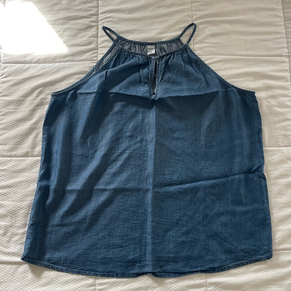 Denim Chambray Old Navy Halter Top